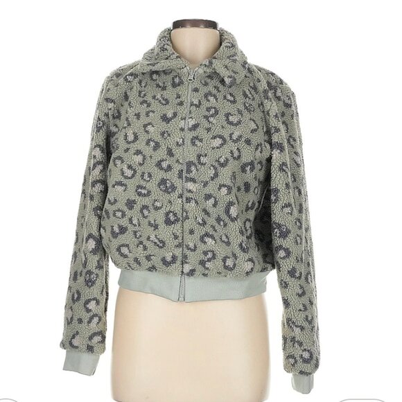 Beyond Yoga leopard jacket size M - Picture 1 of 3